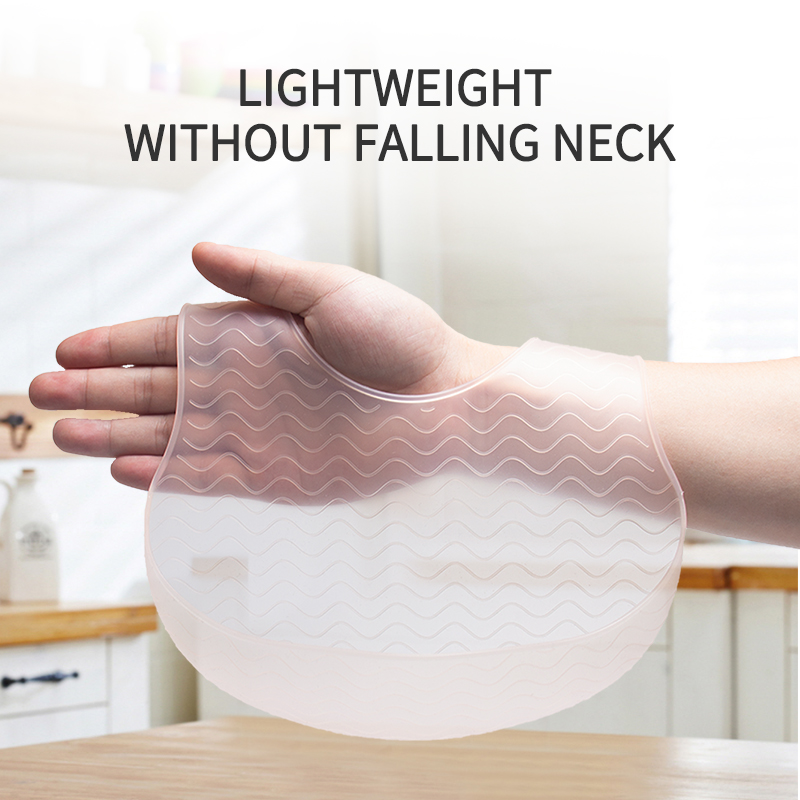 Waterproof Baby Bibs Silicone - 1 шт., детский силиконовый желейный нагрудник,