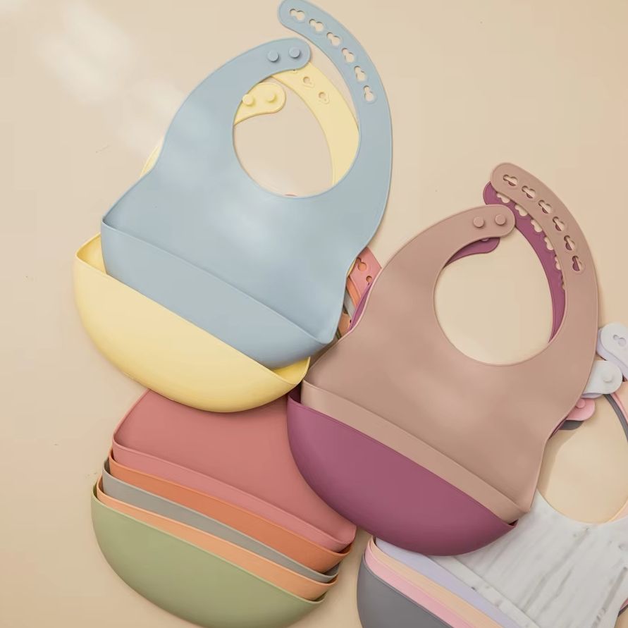 Waterproof Baby Bibs Silicone - Детские нагрудники для кормления, водонепроницаемые силиконовые