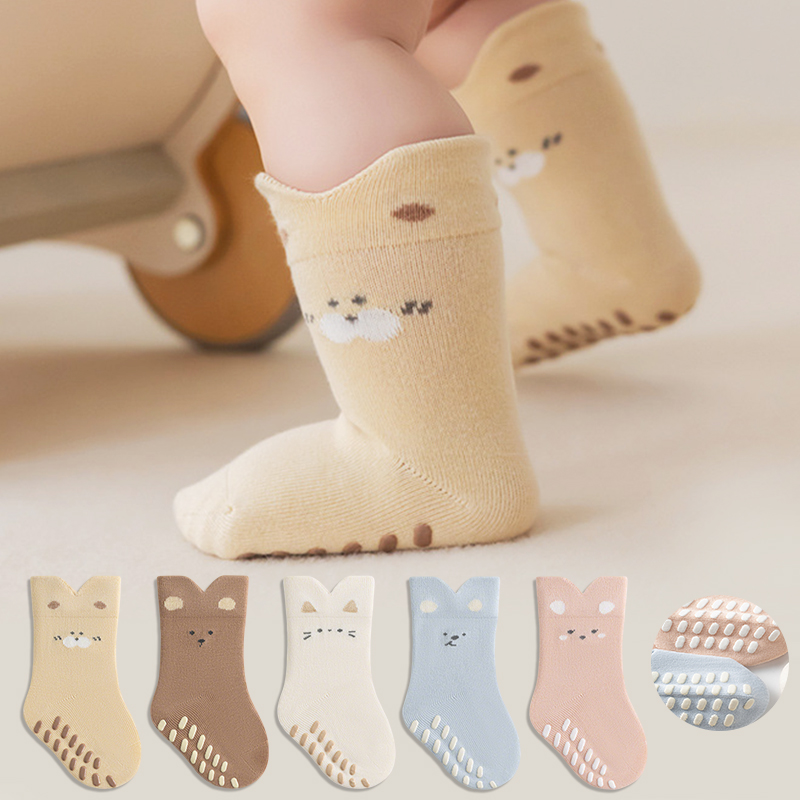 Unisex Baby Socks Non Slip - 3/5 пар носков для новорожденных с