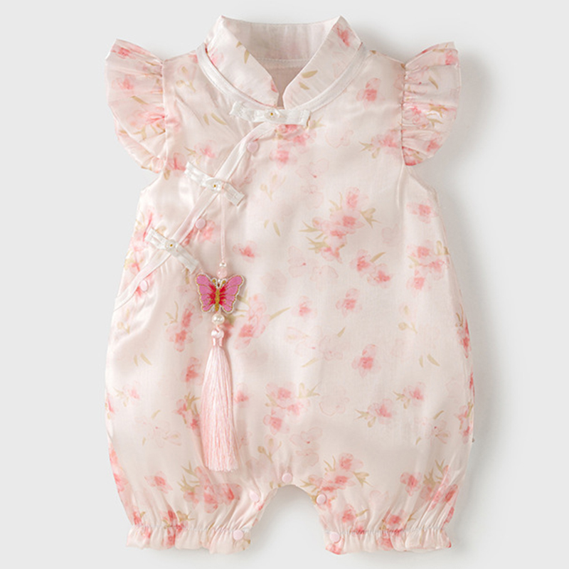 Newborn Baby Girl Romper Floral - Летняя одежда для новорожденных девочек модные