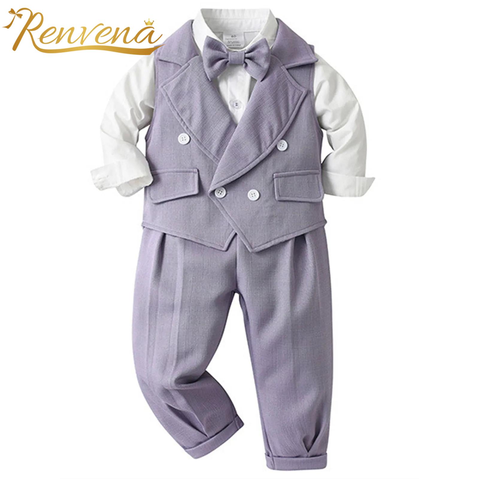 Baby Boy Suit Set Baptism - Костюм джентльмена для маленьких мальчиков, костюм