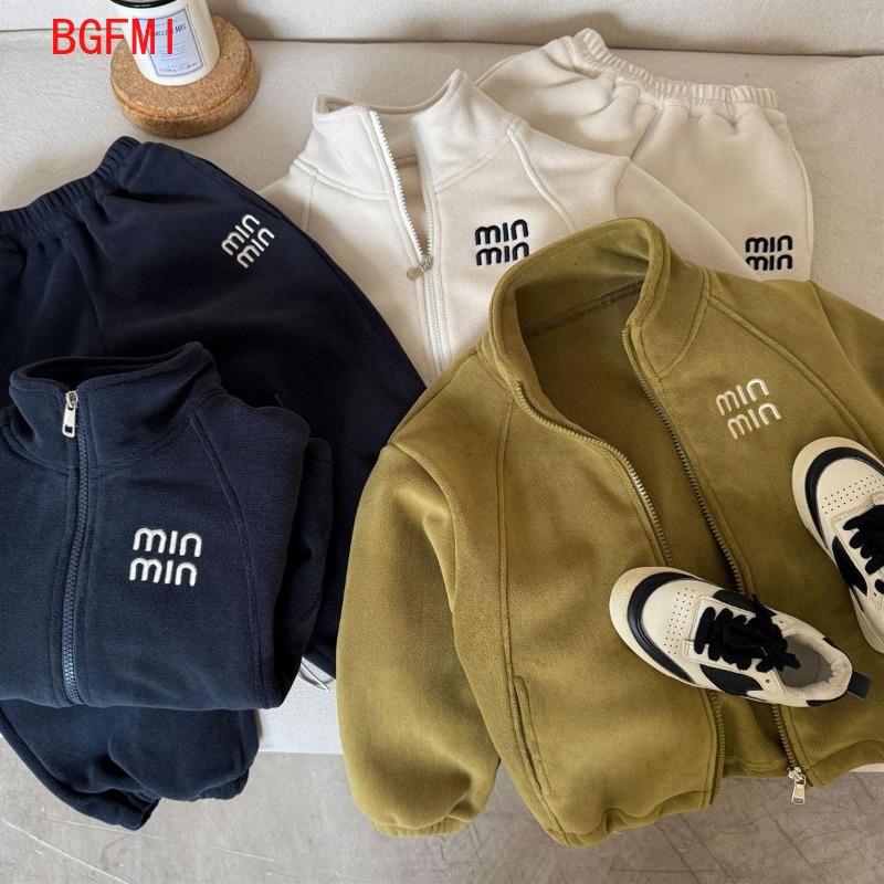 Toddler Boy Winter Fleece Jacket - Весенне-осенний повседневный костюм-свитшот, зимний двусторонний флисовый