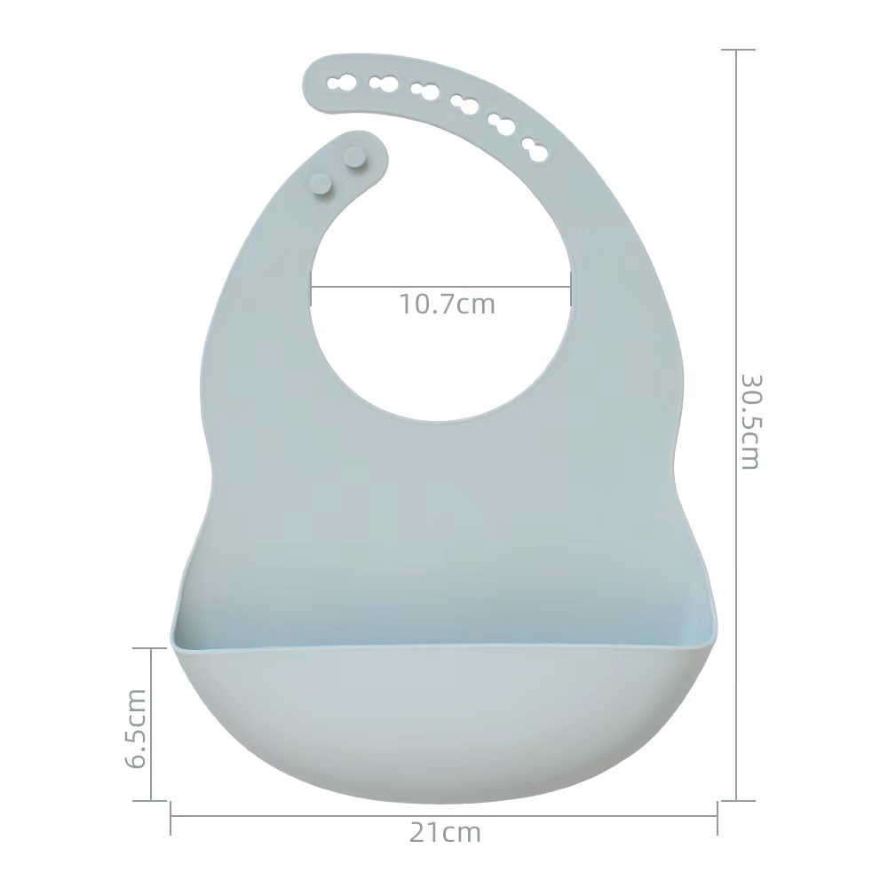 Детский силиконовый нагрудник- – обзор и цена Waterproof Baby Bibs Silicone