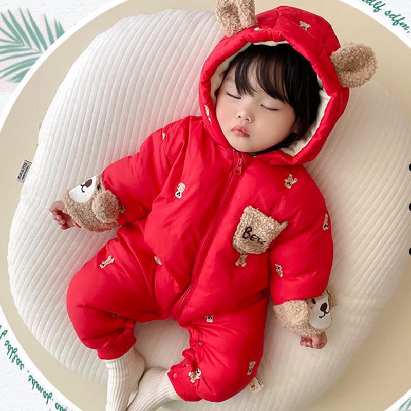 Зимний комбинезон для новорожд – обзор и цена Cotton Baby Onesies Zipper