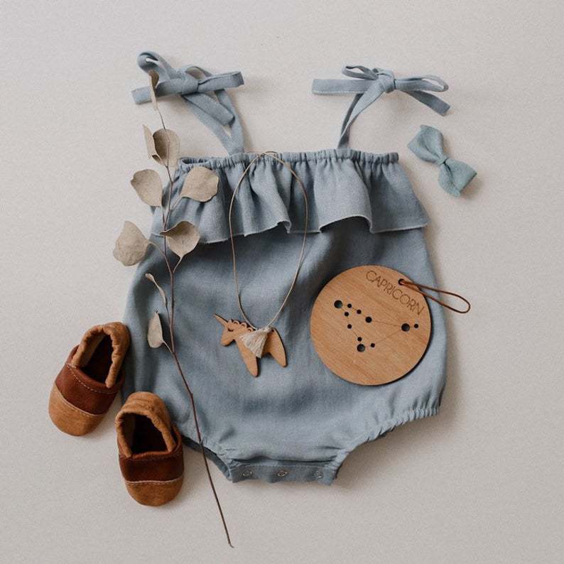 Детский комбинезон из хлопка и – обзор и цена Baby Summer Linen Sleeveless Jumpsuit