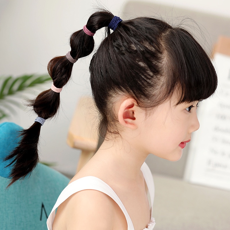 100 шт., резинки для волос для – обзор и цена Baby Gear