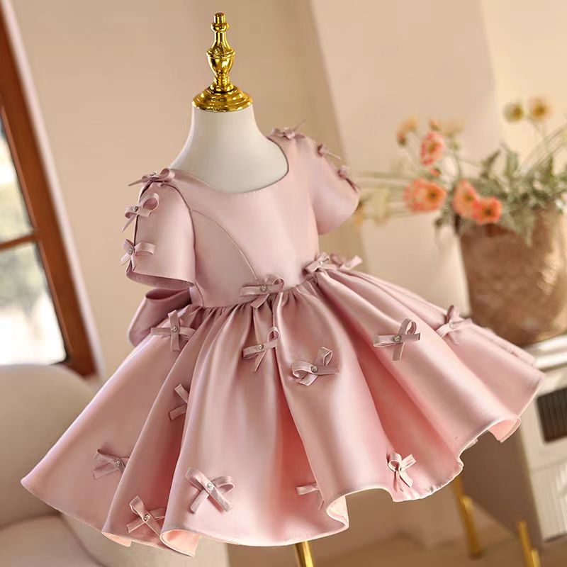 Jill Wish J720 Розовое платье  – обзор и цена Toddler Girl Tulle Party Dress