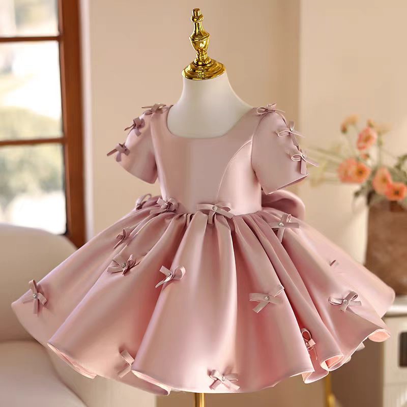 Jill Wish J720 Розовое платье  – обзор и цена Toddler Girl Tulle Party Dress