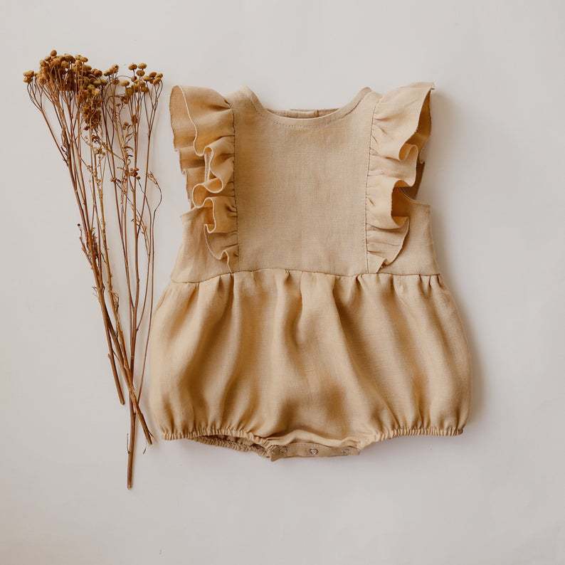 Комбинезон детский летний из х – обзор и цена Baby Summer Linen Sleeveless Jumpsuit
