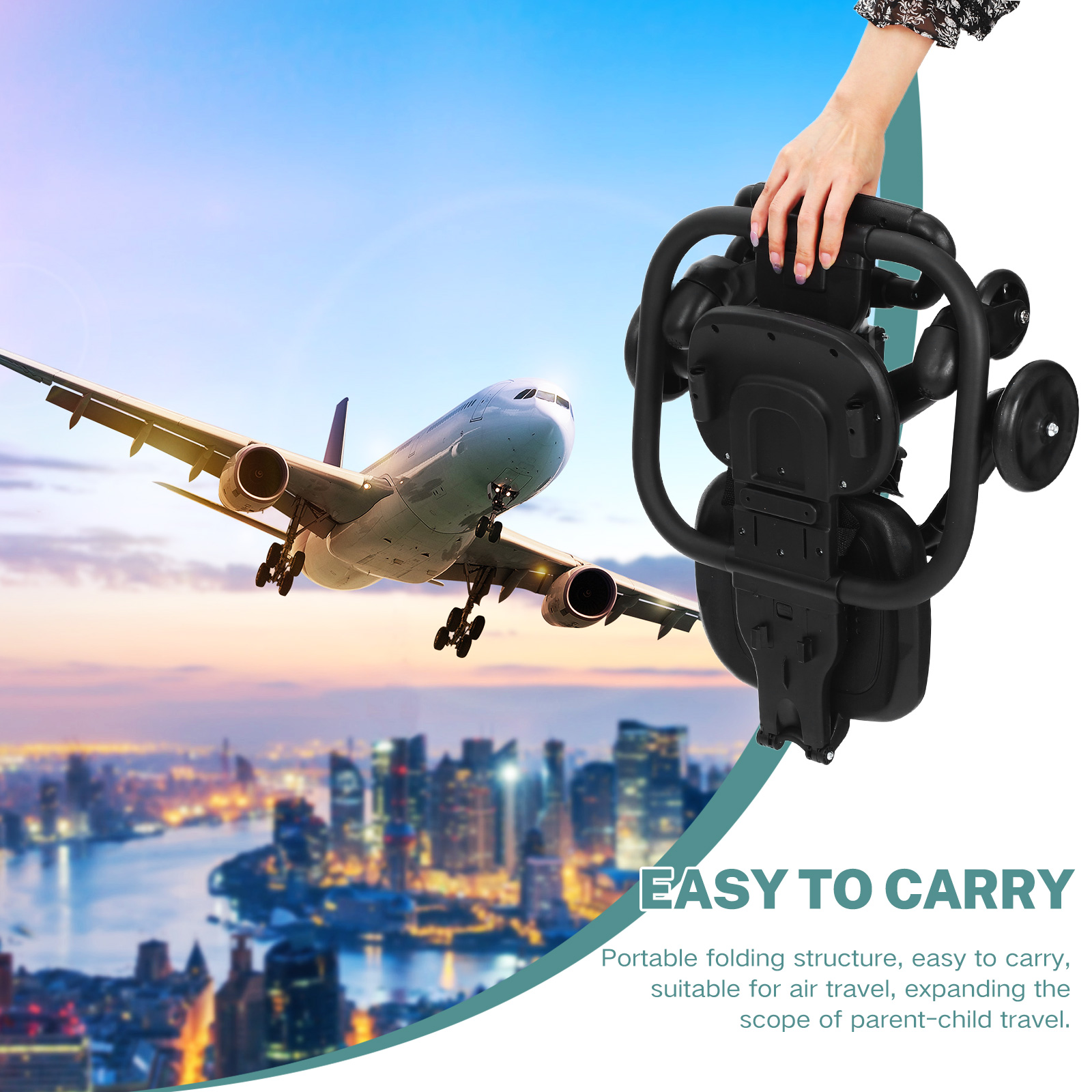 Детское компактное легкое скла – обзор и цена Lightweight Foldable Baby Stroller Compact