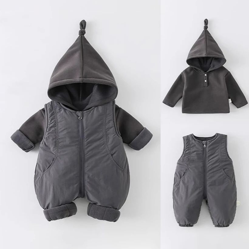 Зимний утепленный хлопковый де – обзор и цена Cotton Baby Onesies Zipper