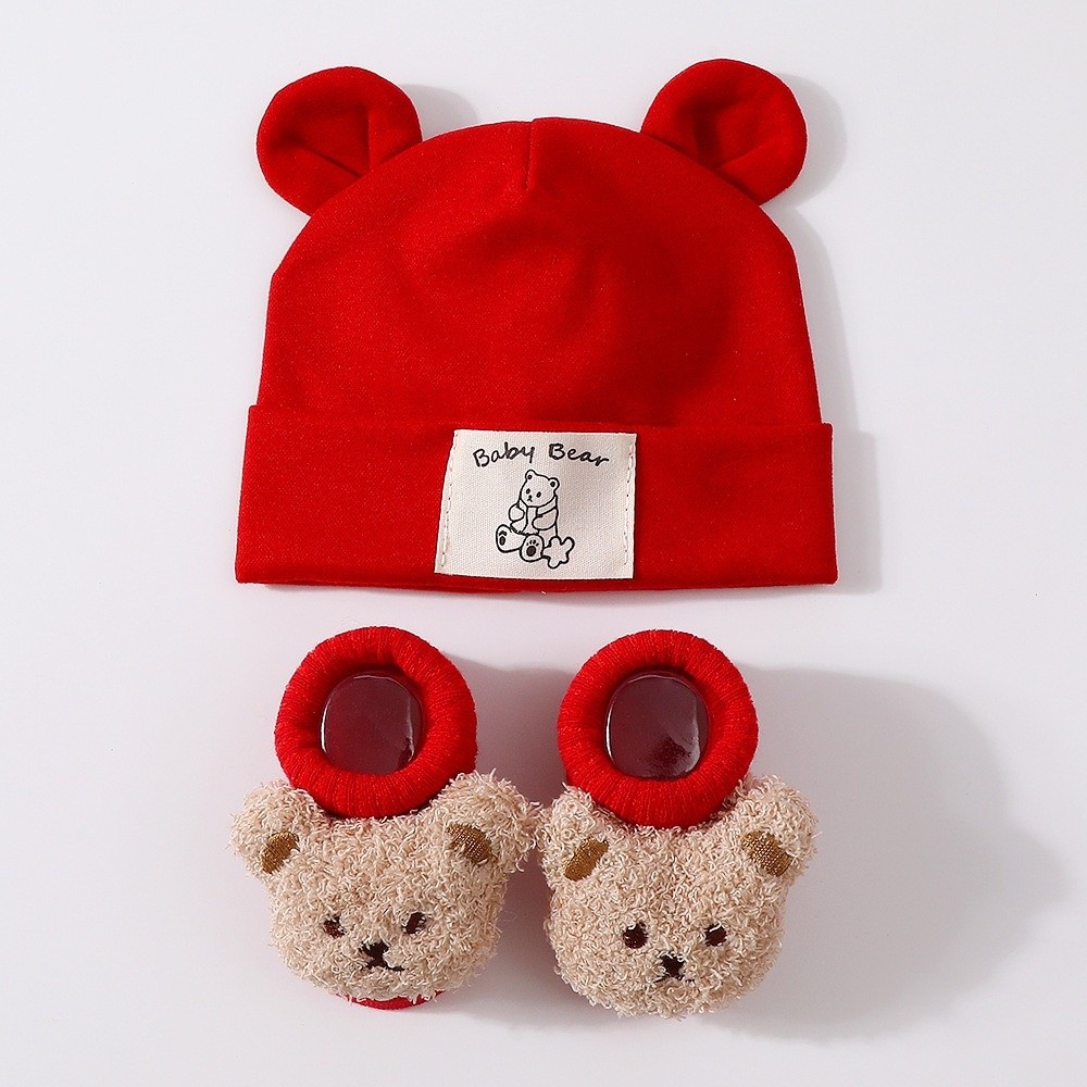 2 шт./набор: милый хлопковый к – обзор и цена Infant Beanie Hat With Ears