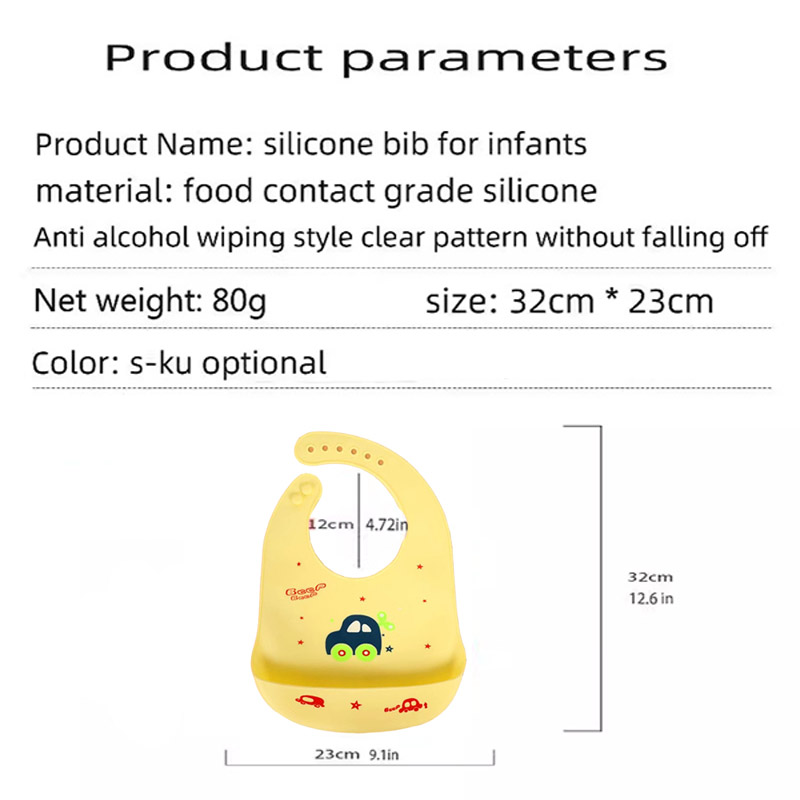 Силиконовый нагрудник для корм – обзор и цена Waterproof Baby Bibs Silicone