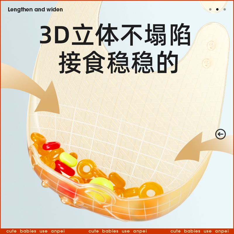 Легкий силиконовый нагрудник д – обзор и цена Waterproof Baby Bibs Silicone