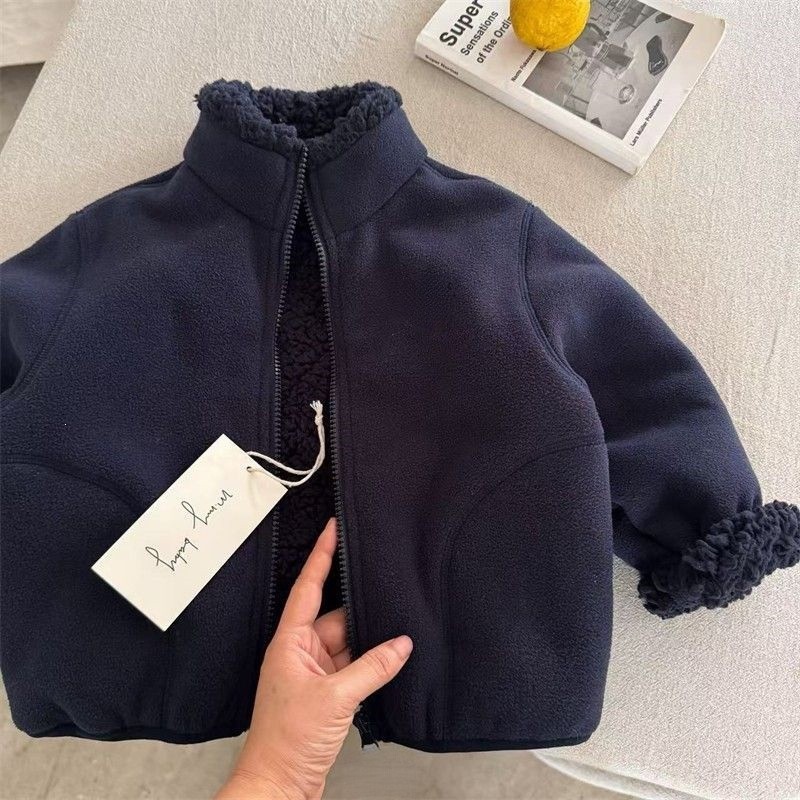 Модная детская куртка из искус – обзор и цена Toddler Boy Winter Fleece Jacket