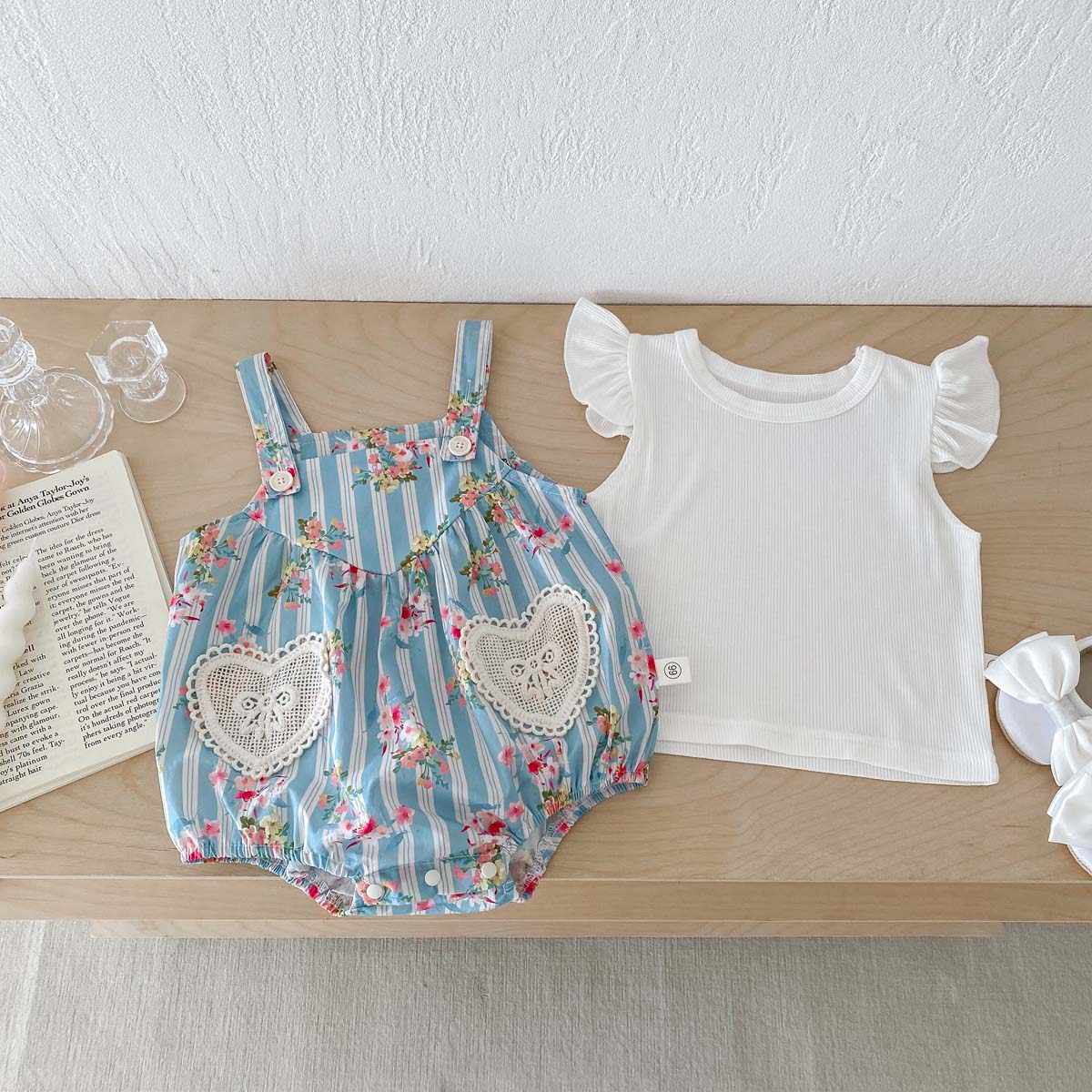2 шт., детское боди с рукавами – обзор и цена Newborn Baby Girl Romper Floral