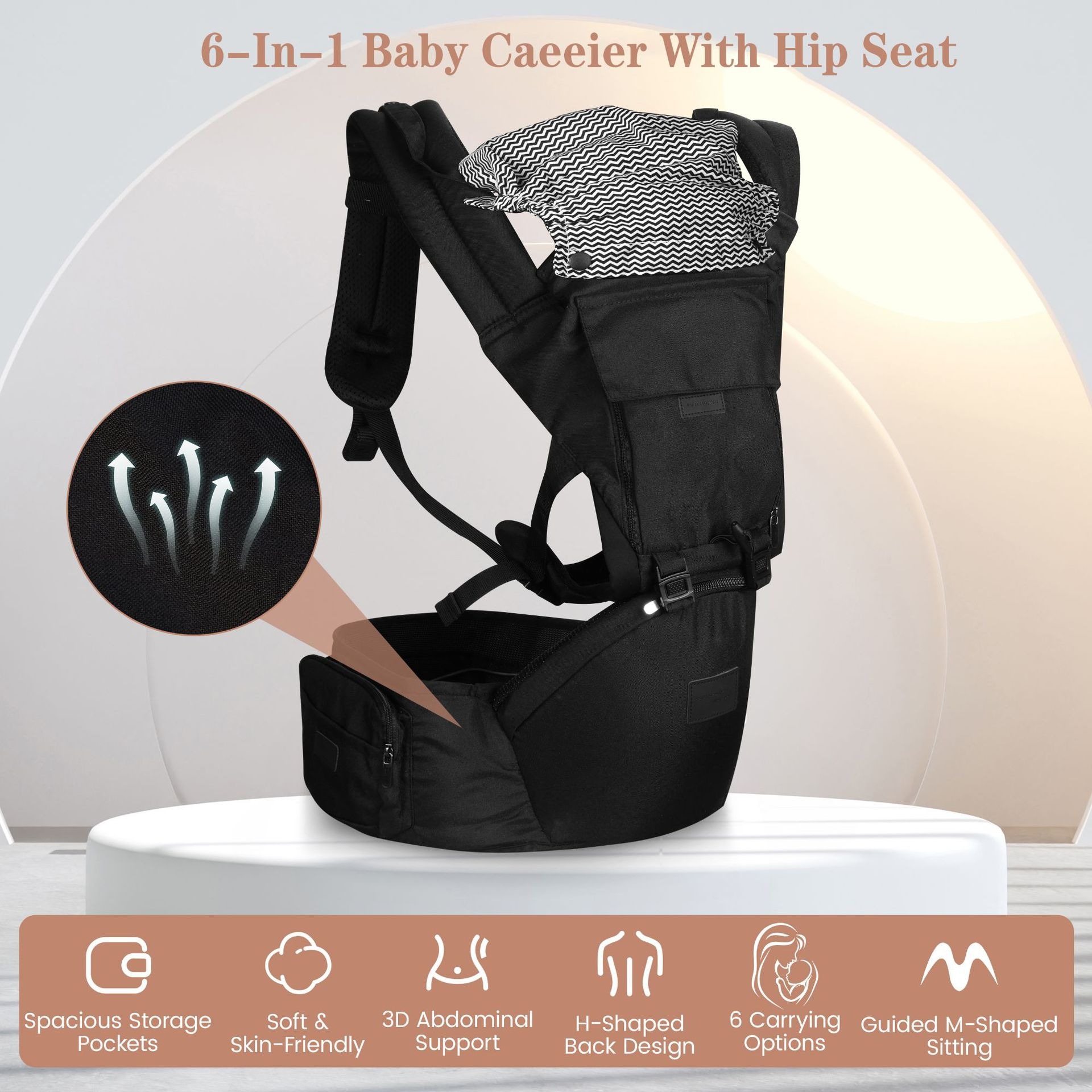 Переноска-кенгуру с набедренны – обзор и цена Ergonomic Baby Carrier Newborn To Toddler