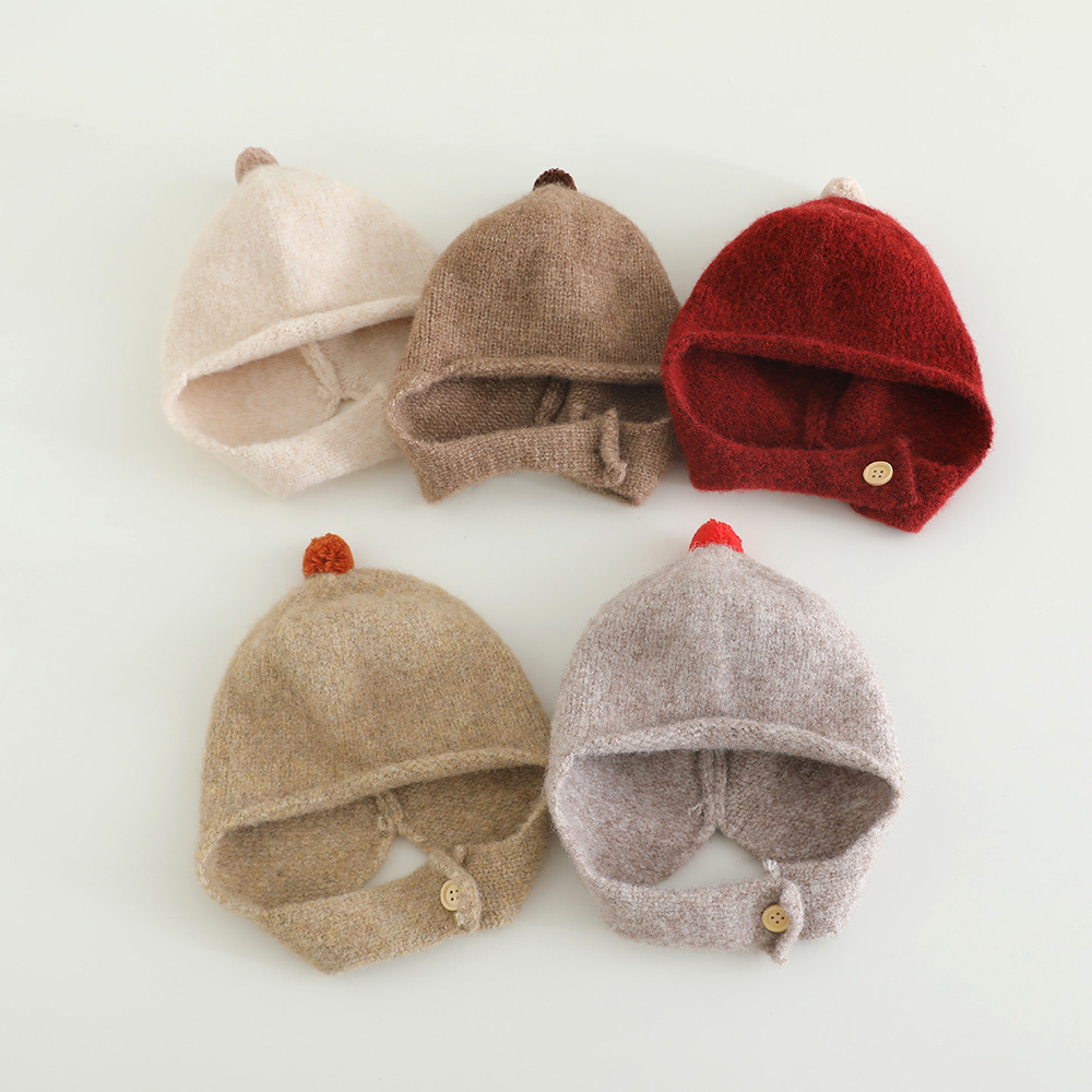 Зимняя вязаная детская шапка-у – обзор и цена Infant Beanie Hat With Ears