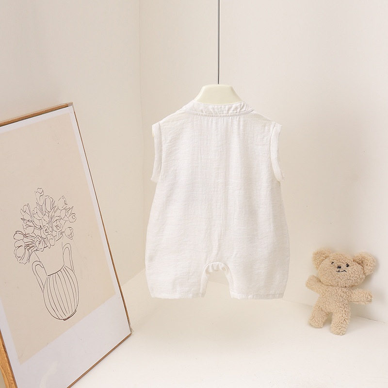 Летний комбинезон для малышей  – обзор и цена Baby Summer Linen Sleeveless Jumpsuit