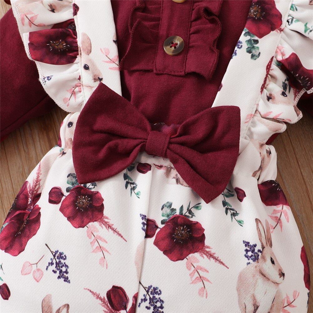 3 шт./комплект, комбинезон с д – обзор и цена Newborn Baby Girl Romper Floral