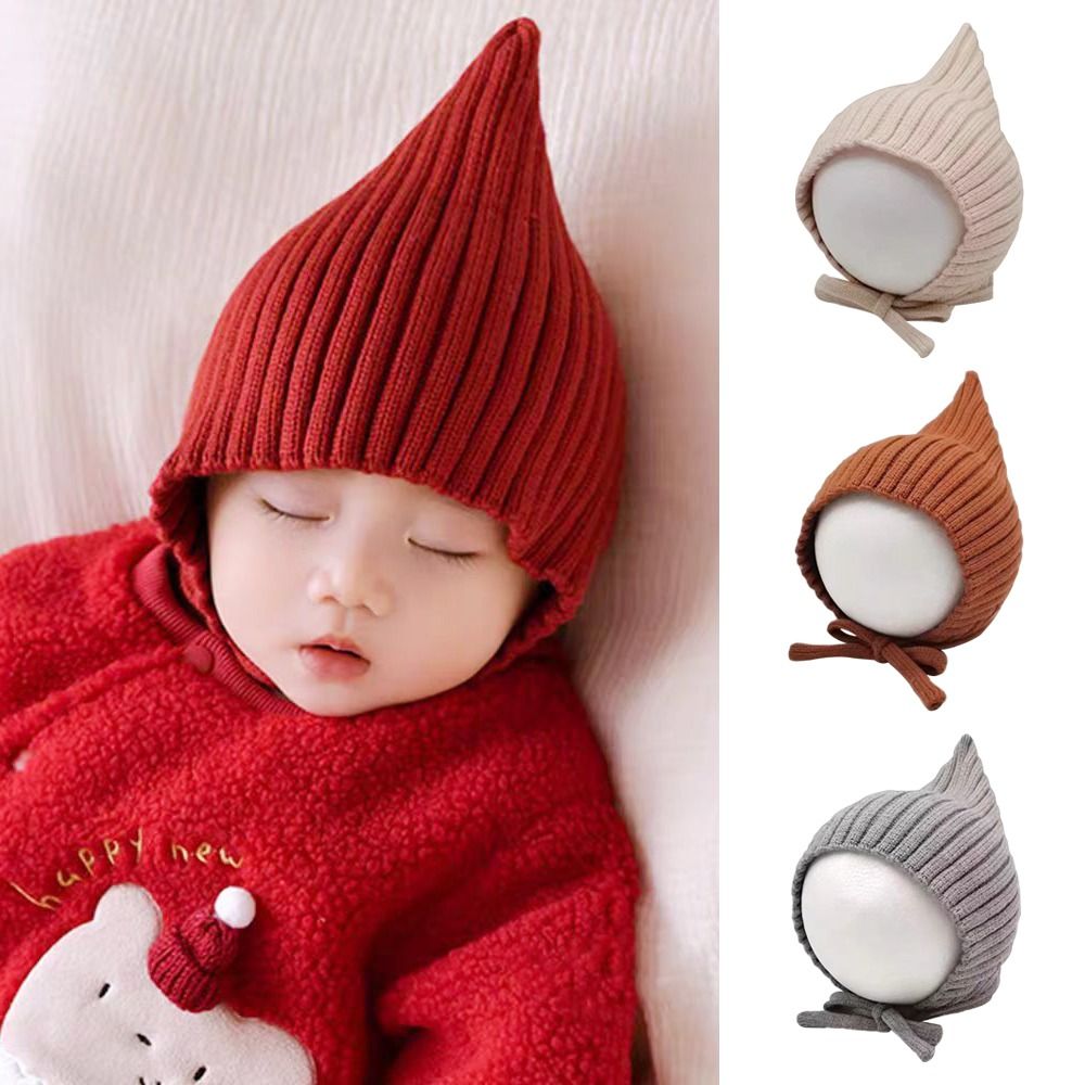 Милая однотонная детская шапка – обзор и цена Infant Beanie Hat With Ears