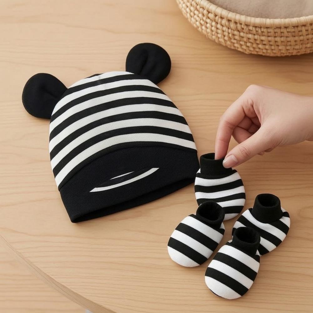 Антицарапные варежки для новор – обзор и цена Infant Beanie Hat With Ears