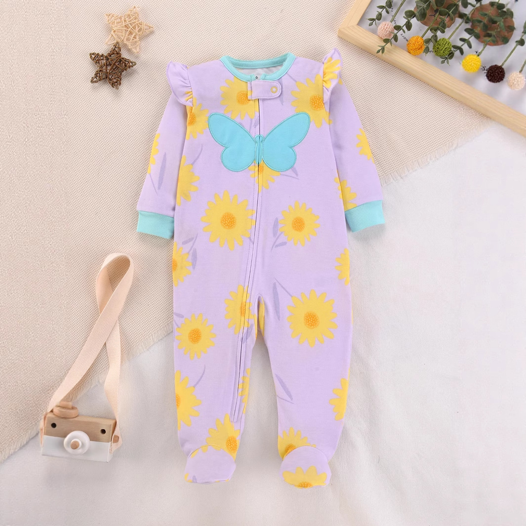 Новый хлопковый комбинезон-сли – обзор и цена Cotton Baby Onesies Zipper