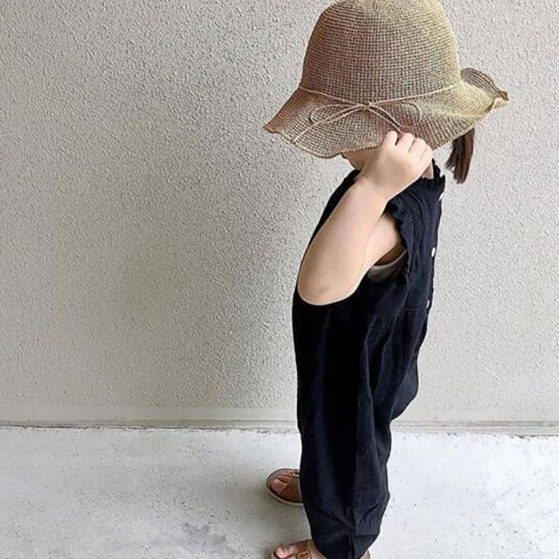 Летние детские комбинезоны MIL – обзор и цена Baby Summer Linen Sleeveless Jumpsuit