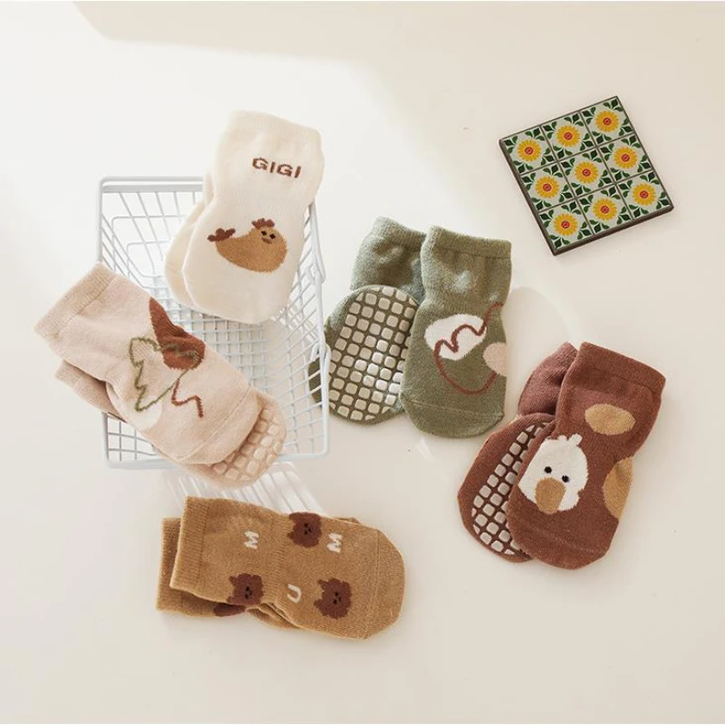 Новые осенне-зимние милые детс – обзор и цена Unisex Baby Socks Non Slip