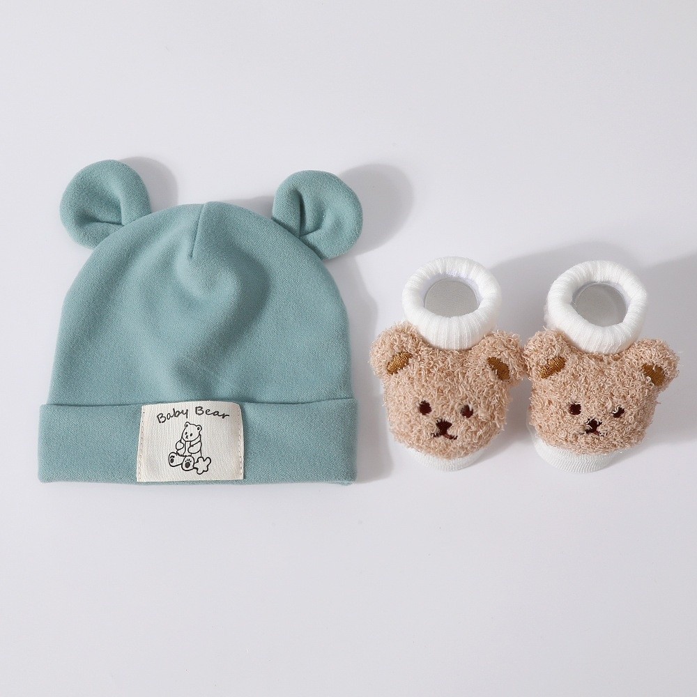 Комплект из 2 предметов: милая – обзор и цена Infant Beanie Hat With Ears