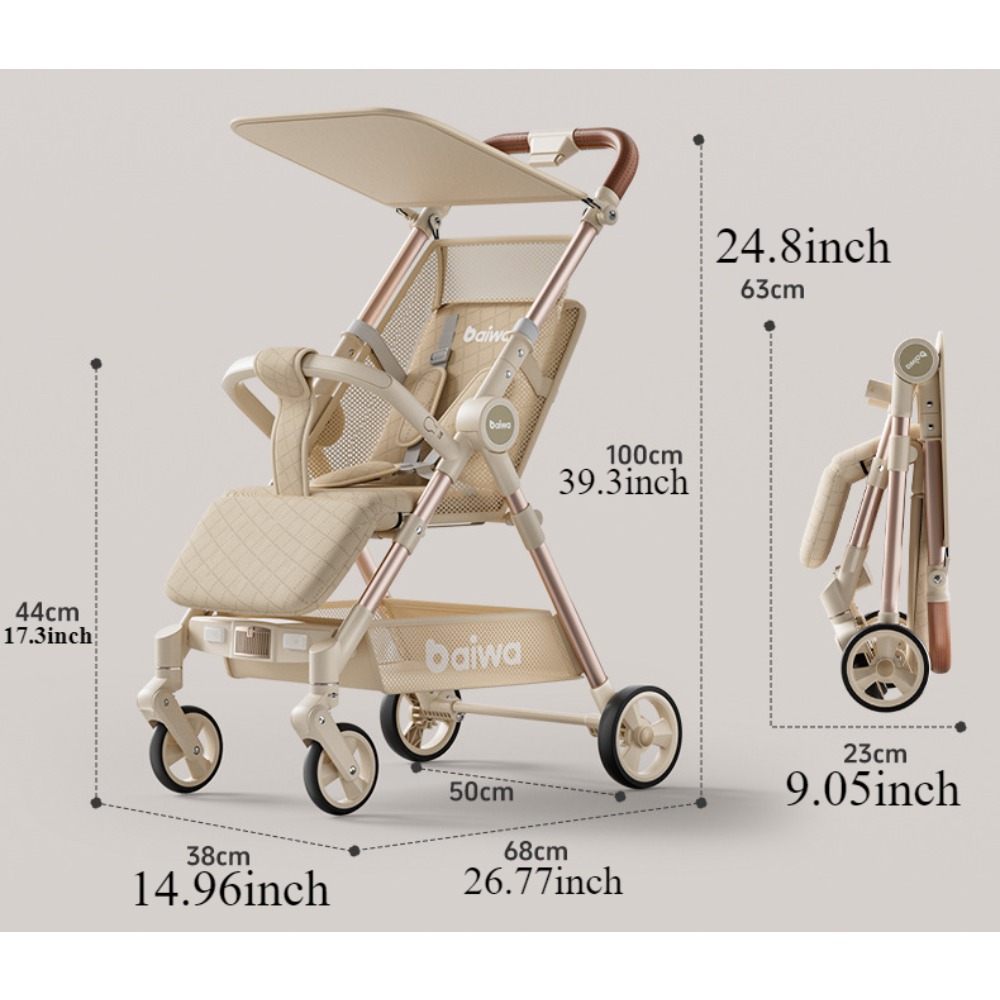 Детская складная прогулочная к – обзор и цена Lightweight Foldable Baby Stroller Compact