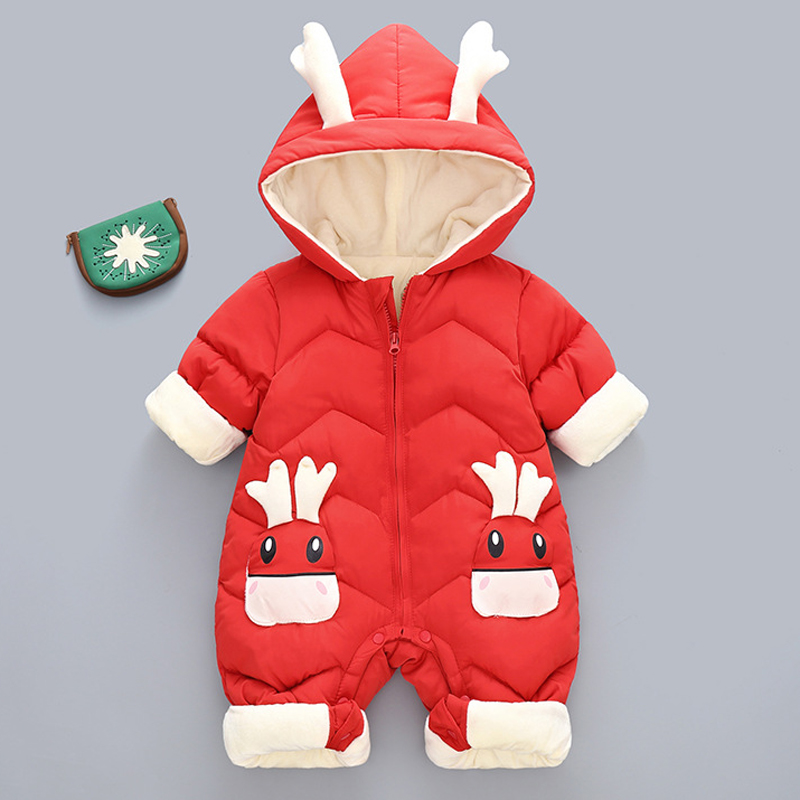 Толстые бархатные комбинезоны  – обзор и цена Cotton Baby Onesies Zipper