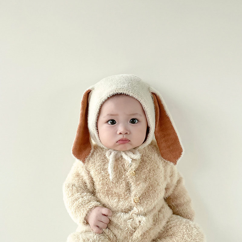 Зимняя плюшевая Детская шапка- – обзор и цена Infant Beanie Hat With Ears