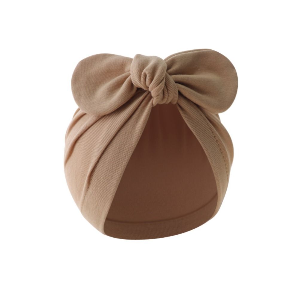 Милая шапка с цветочным узлом, – обзор и цена Infant Beanie Hat With Ears