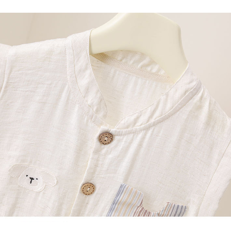 Летний комбинезон для маленьки – обзор и цена Baby Summer Linen Sleeveless Jumpsuit
